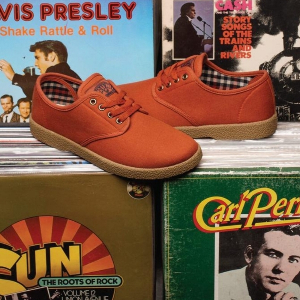 Kingston Union Vegan Shoes The Wino Rust/Gum Sun Records Mens